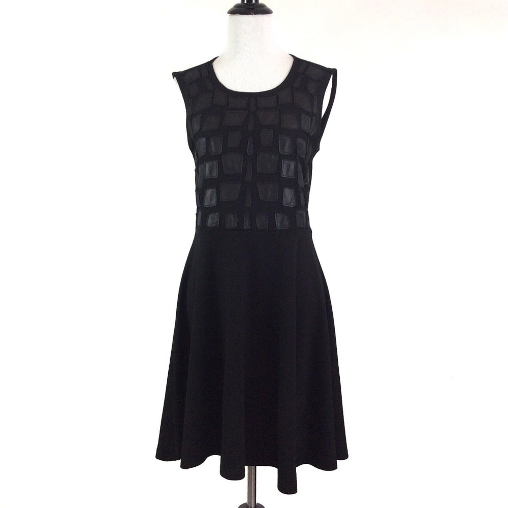 🦋Savida at Dunnes UK Black Tile Keyhole Dress 10 - Picture 2 of 8